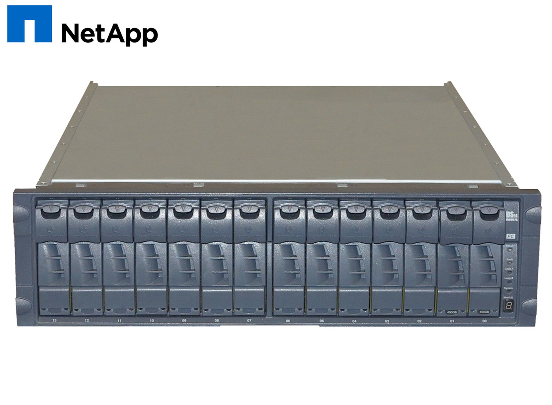 NetApp DS14MK2 FC fiber storage expansion cabinet double cut double power without hard disk