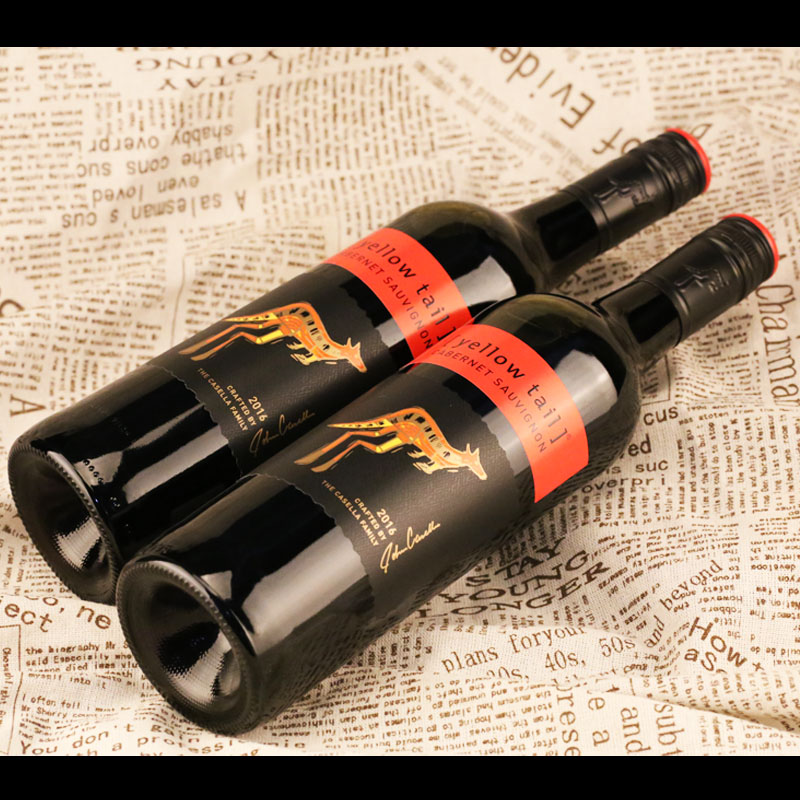 [USD 21.79] Australian imported red wine original bottle original yellowtailed kangaroo cabrea