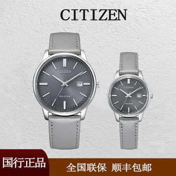 Citizen Citizen Eco-Drive Gray Simple Casual Couple Watch
