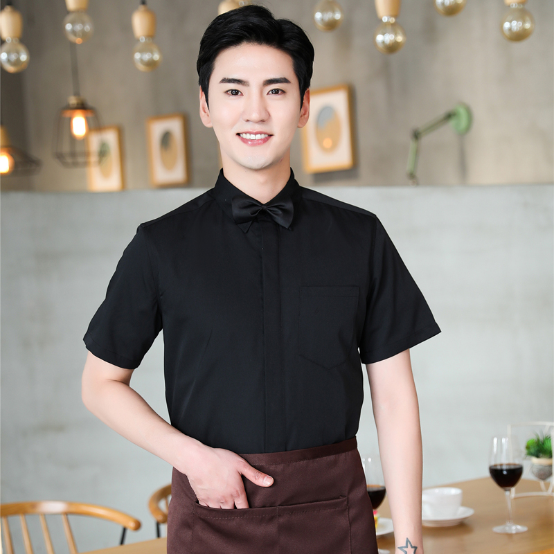 quán trà quần áo làm việc phục vụ Sữa nhà hàng Tây ăn áo nhà hàng waiter quần áo làm việc Waiter của nữ