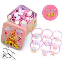 Childrens rubber band headdress hair rope Girl baby baby small rubber band Princess head flower head rope Hair ring does not hurt hair accessories