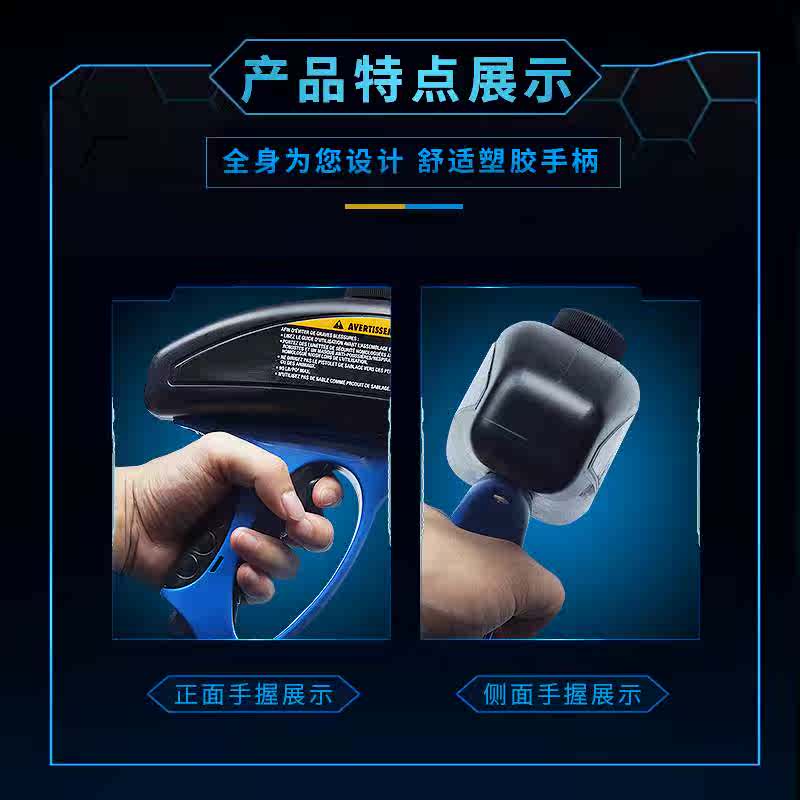 Yellow Small Ultra Small Mouth Pneumatic Sandblasting Gun Sandblasting Machine Glass Sandblasting Gun Tombstone Spray Gun Anti Rust Sandblasting Gun