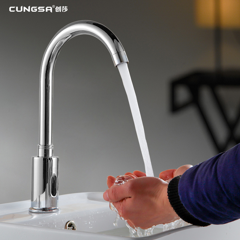 Chuangsha Fully Automatic Sensor Faucet Automatic Sensor Faucet Hand Washing Device Sensor Faucet Chuangsha Fully Automatic Sensor Faucet Automatic Sensor Faucet Hand Washing Device Sensor Faucet