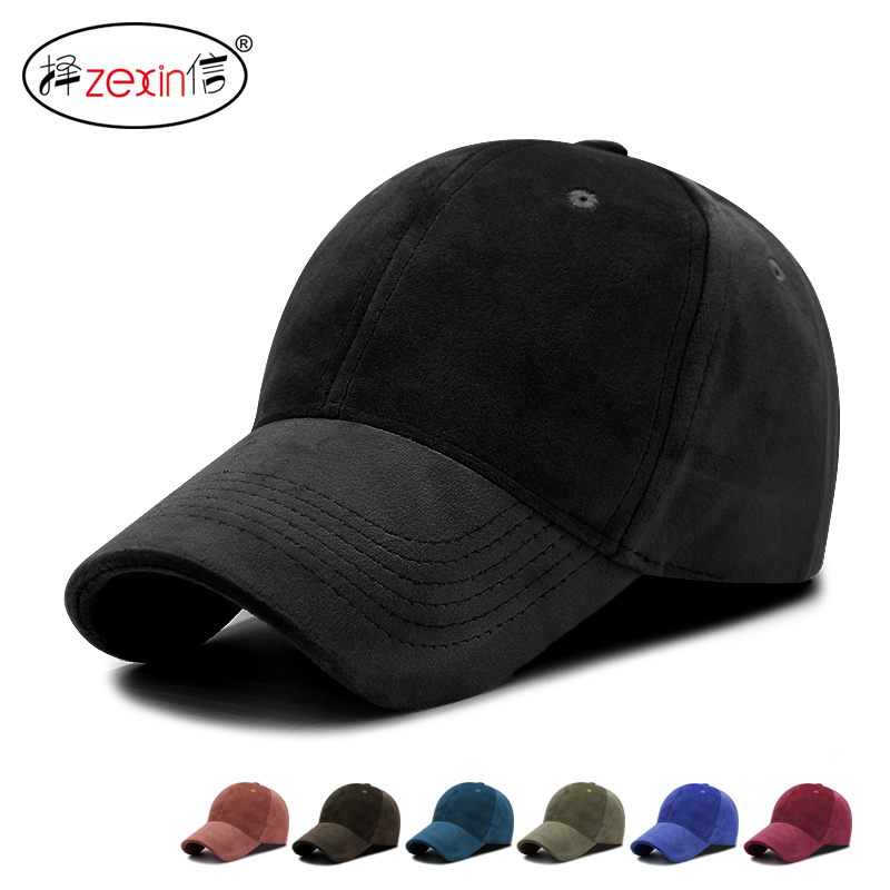 Hats men and women autumn and winter casual 100 hitch Thickened Baseball Cap Women Velvet Warm Duck Tongue Cap Outdoor Out of sunbeds