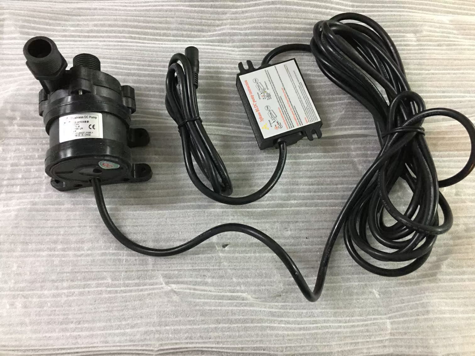 Shenzhen Central Section 24V DC brushless pressure help Pu DC50E-24150S Custom 4-meter wire long damping installation