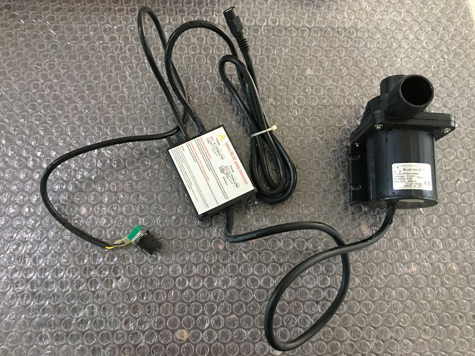 Special price handling stock type handling DC50A-2450A micro throttle brushless DC pump 24VDC 86W