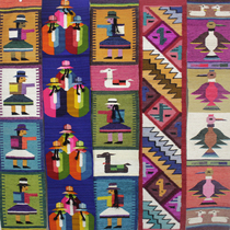 INCACULTURA Peruvian imported alpaca hand-woven carpet tapestry wall decorations Latin American Cusco culture