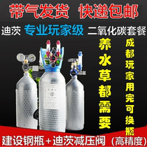 Carbon dioxide cylinder set Shandong Construction Grass Tank CO2 Cylinder Generator Dietz Pressure Reducing Gauge 4L Fine
