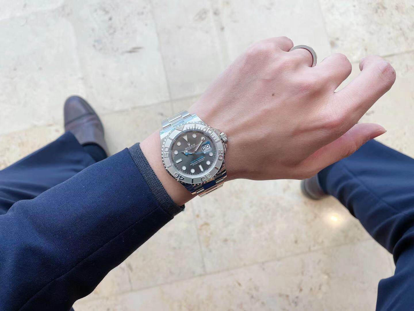 Швейцарские наручные часы 全新劳力士rolex游艇126622任意盘面铂金圈新款 劳服陪同