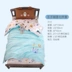 Ba mảnh vườn ươm bông chăn chứa lõi sáu bộ trẻ em ngủ trưa giường futon công viên bông bé - Bộ đồ giường trẻ em 	mẫu chăn ga cho bé	 Bộ đồ giường trẻ em