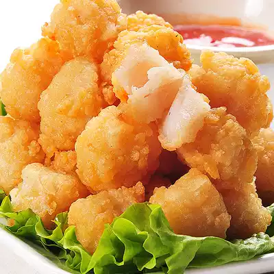Nabaiwei finger sucking fish pieces Crispy fish rice flowers fried snacks semi-finished products 960g meal fried chicken commercial