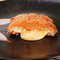 Three-in-one Wanfu cheese pork chop 80g * 12 slices of cheese burst pork chop Japanese golden pork chop rice fried snack