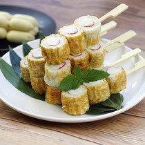 Taizheng crab meat flavor bamboo wheel 350g 10 skewers convenience store Kwantung cooked stew hot pot spicy siche skein