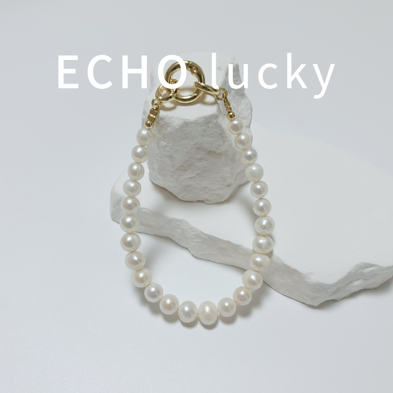 Echo Lucky High-Quality Natural Near-Round Freshwater Pearl Phone Chain Keychain Bag Pendant Accessory