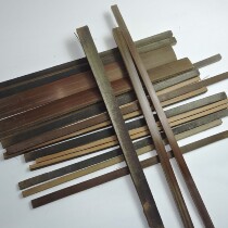 Bird cage bamboo strip carbonized bamboo material DIY handmade model material bamboo stick bamboo silk square bird cage raw material semi-finished product