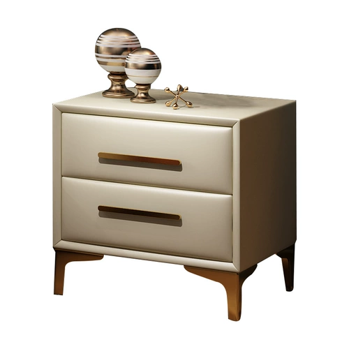 Пост -Модерный легкий роскошный прикроватный шкаф простой мини -прикроватный