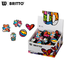 Wilson raquette de tennis britto amortisseur dessin animé ours amortisseur noeud Britto amortisseur noeud édition limitée