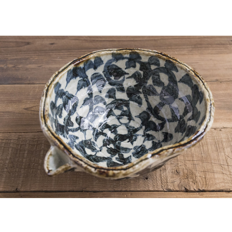 Koikkawa Machi House Japanese original imported hand - painted Tangao - grain ceramic large mouth bowl salad mantle