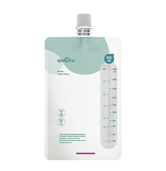 Spectra Barrick breast milk preservation bag Korea imported breast pump can be directly connected to milk storage bag 30 pieces refill