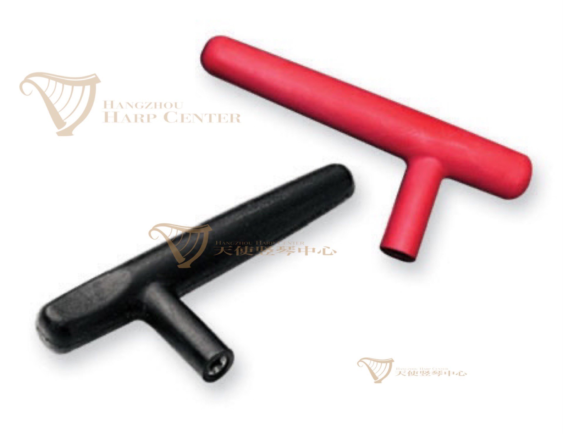 Harp tuning wrenches almonds with salvi and Leoncielli love green harp wrenches