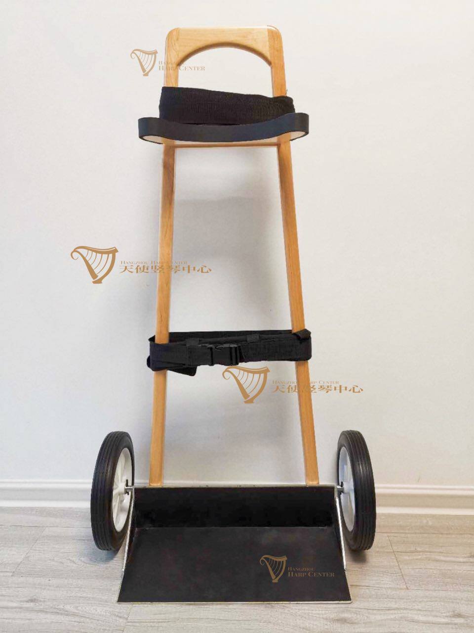 Harp special cart small almond same special transport trolley, a special transport cart for various sizes of musical instruments