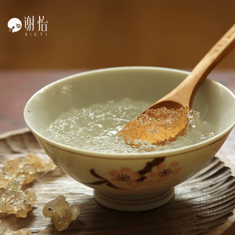 Xie Yi Xueyan 30 grams of wild natural plant bird's nest combination can be pulled peach gum soap corner rice ready-to-eat small package