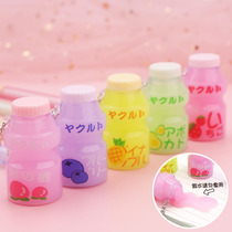 Qiuzi fake water gel pen creative decompression pen multi-function fun drink hanging pen student 0 5 black pen