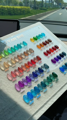 JiaoYanShe Glue Research Society 25 набор мягких конфетных джемов, лак для ногтей, цвет клея через твердые конфеты, дофаминовое стекло «кошачий глаз»