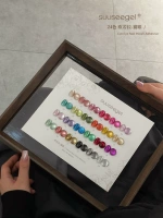 24-цвета Aurora Cat Eyes Set + щетка эротическая доска