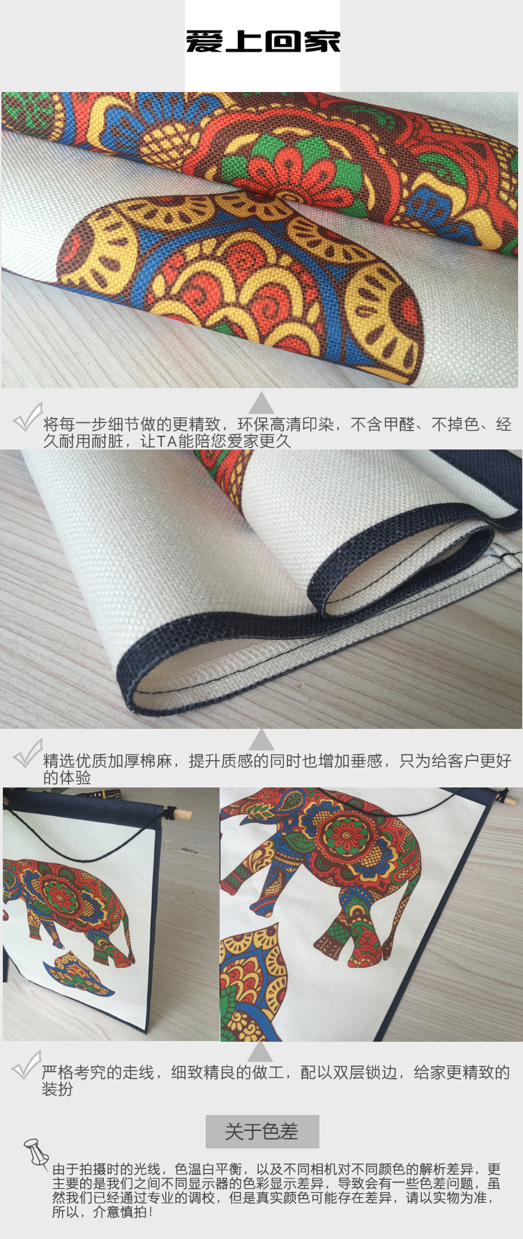 Trung Quốc phong cách Trung Quốc vải treo tranh tường phòng khách trang trí tường sơn mực treo phòng ngủ phòng ngủ hiên thảm hoa treo tường