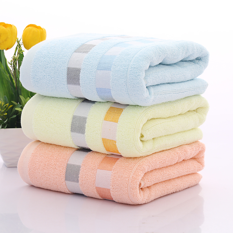 Pure Cotton Large Bath Towel for Adults, Men and Women, Large Towel, 100% Cotton, Absorbent, Thick, Soft, Plain Color, for Home Use, Can Be Wrapped, Individually Packaged