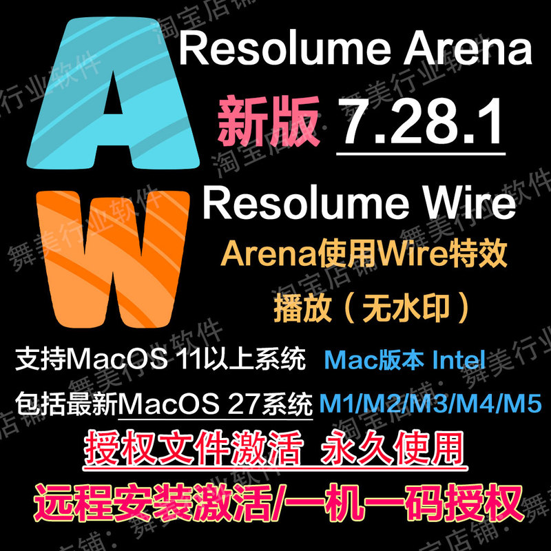 Resolume Arena 7.28.1 Includes the New Version of Wire Led Large-Screen Broadcast Control Software for Mac/Win Systems