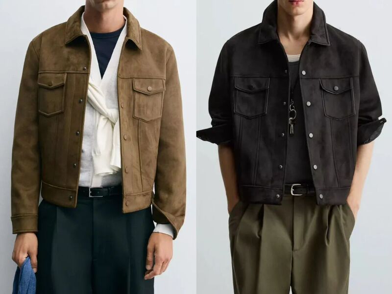 2025 Autumn New Men's Fashion Casual Versatile Long Sleeve Lapel Jacket 8281288 704