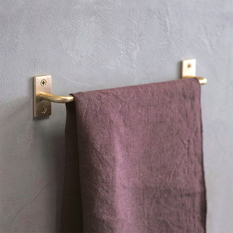 Minimalist Kitchen and Bathroom Brass Towel Bar Minimalist Kitchen and Bathroom Brass Towel Bar