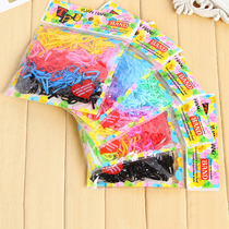 Childrens hair accessories VAT disposable rubber band tie hair not easy to break Black Hairband hair rope head accessories Princess head rope