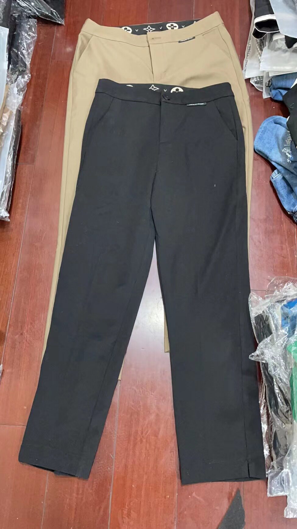 Mrs. Tea European Station 2022 Spring New Spike Casual Pants 6118