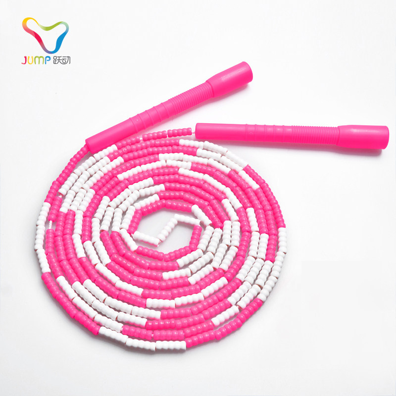 Leapfrog Interaction Jump Rope Elementary School Students Group 3 6 m Synchronized Bamboo Bead Festival Flower Style Interaction Long Rope
