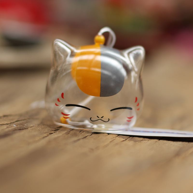 Summer destination Friends account hanging decoration Wind Suzuki Cat Teacher Pendant Glass Windbell Birthday Gift Creative Girl Bedroom
