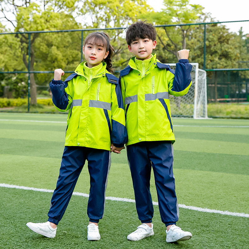 Primary school uniforms jacket three-piece children's games clothing kindergarten clothing spring and autumn British style