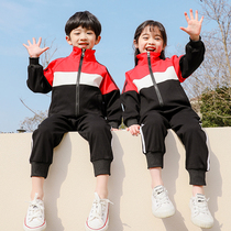 Primary school uniforms Long sleeves Spring and autumn in kindergarten Garden clothes Childrens class Childrens class Sports Pure Cotton Autumn Clothing Hot Sell Recommendation