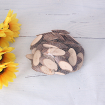 Wood chips diy wooden stakes Handmade ring crafts Round pieces oblique pieces of logs Childrens creative environmental protection toy materials