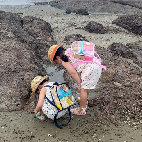 Брендовая детская пляжная мультяшная водонепроницаемая сумка для путешествий подходит для мужчин и женщин для плавания, Южная Корея, надевается на плечо