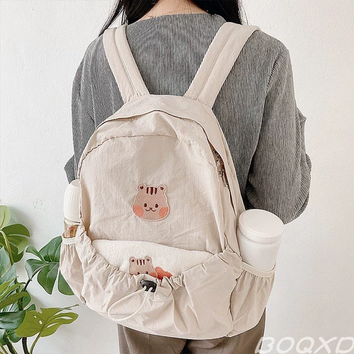 Брендовый школьный рюкзак для школьников, водонепроницаемая сумка для матери и ребенка для выхода на улицу, универсальная бутылочка для кормления, пеленка, в корейском стиле, семейный стиль, надевается на плечо