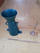 Thickened concrete slump cylinder Four-piece instrument Collapse bucket Funnel ruler Pounding rod can be invoiced