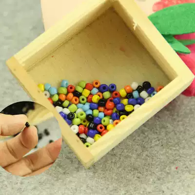 Creative handmade DIY material accessories irregular color column beaded necklace loose beads glass beads bright surface