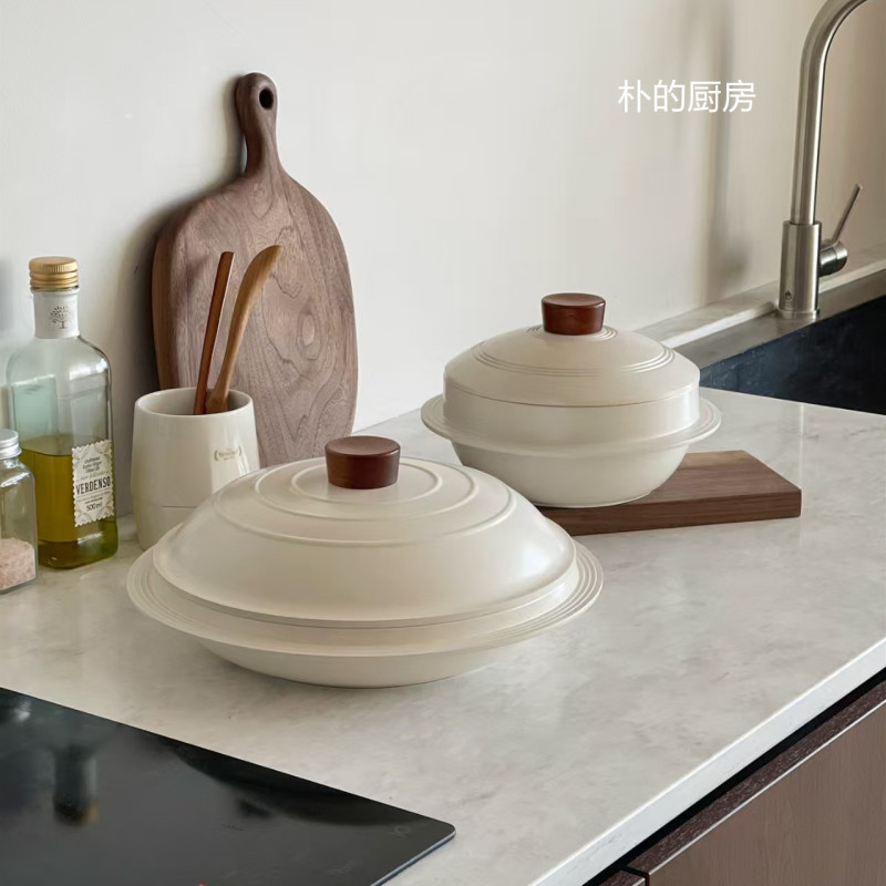 Korean Blogger's Same Imported Ceramic Stone Pot for Bibimbap, Special Pot for Claypot Rice, Non-Stick Pot, Korean-Style Soup Pot, Casserole Pot