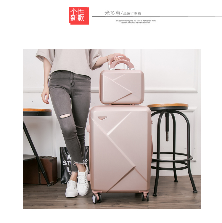 Trường hợp xe đẩy màu đỏ của hồi môn lễ cưới hộp phổ biến bánh xe vali nam và nữ hành lý mật khẩu sinh viên 20 inch 26 thủy triều vali 20 inch