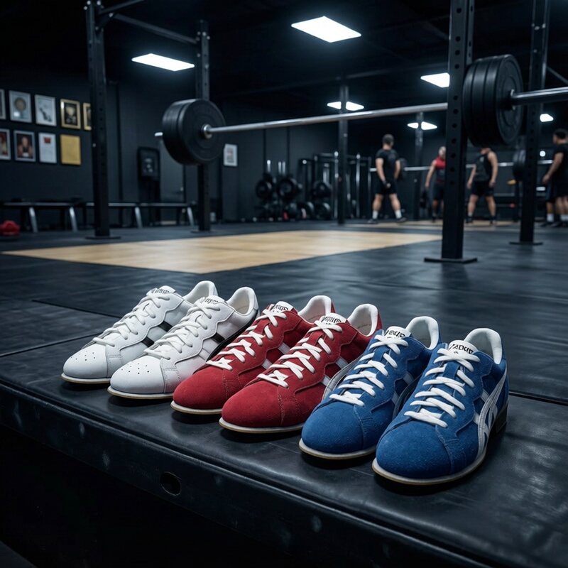 Japanese Purchasing Agent for Asics, Made in Japan, Genuine Leather Professional Competition and Training Weightlifting Shoes 1163A006