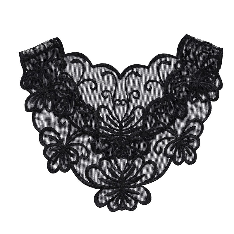 Lace Trim Decorative Collar Versatile Women's Collar Fake Collar Clothing Accessories DIY Anti-Exposure Mesh Bandeau