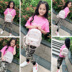 Trẻ em ba lô cô gái Hàn Quốc phiên bản dễ thương phim hoạt hình cậu học trò đi cô gái vai túi thời trang công chúa túi du lịch mùa xuân ngoài trời. 